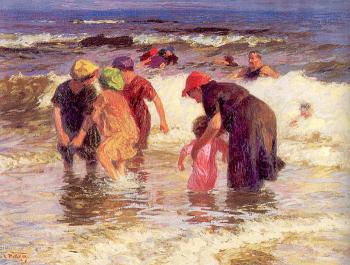Edward Henry Potthast : The Bathers